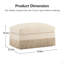 Repose-pieds Chic Chenille léopard-1021496124