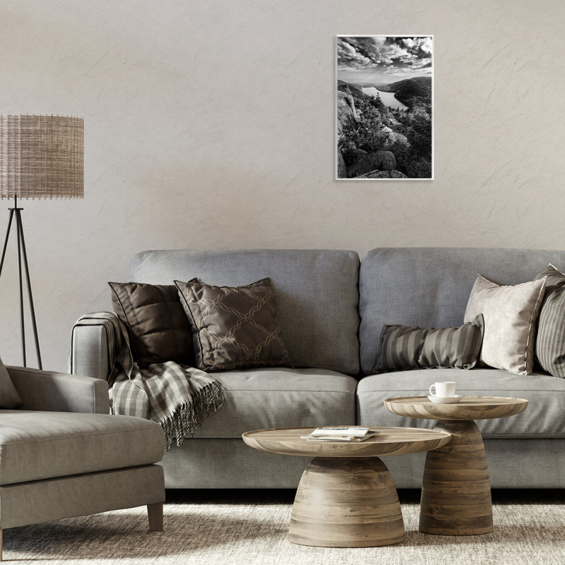 «Look Over Cliff Landscape» par Rick Berk, H 15 po x l 10 po