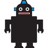Tableau noir robot Chalk It Up