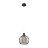 Luminaire suspendu suspendu 1 lumière Edison Athens Deco Swirl-616-G1213