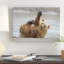 « conversation of the corgi », reproduction de photo sur toile tendue-1549242212