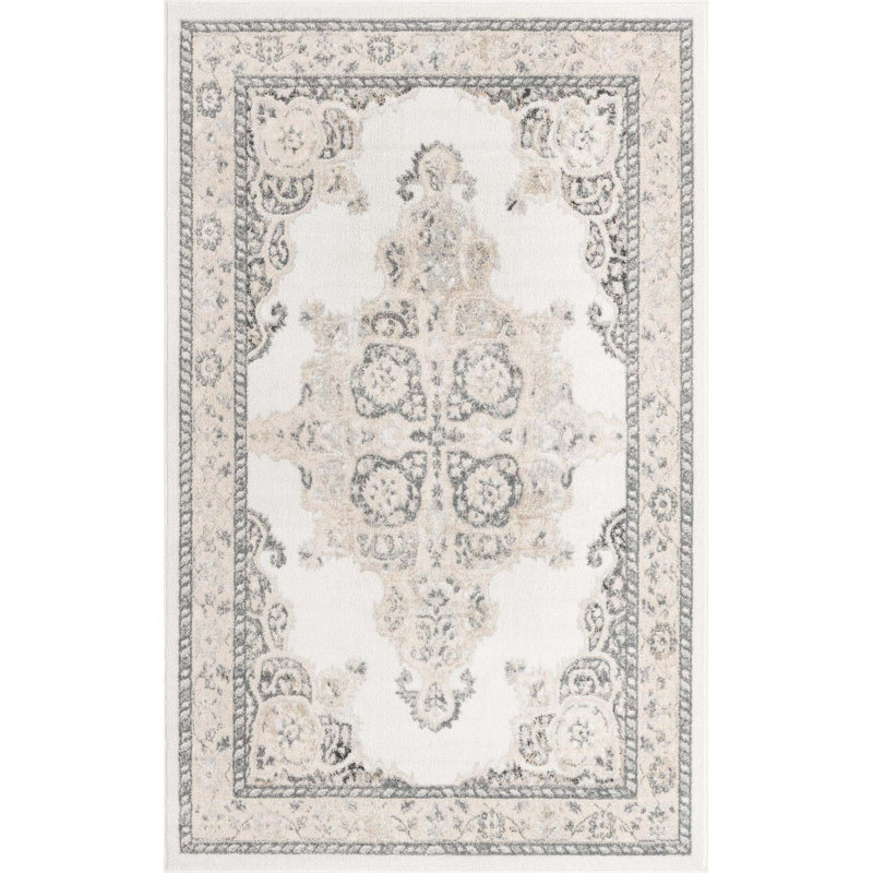 Anjelita Oriental Indoor Rug, Rectangle 5' x 8'