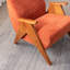 Upholstered Chenille Armchair-785345299