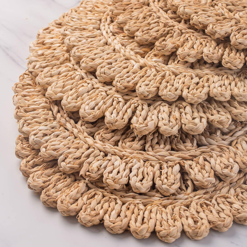 Ensemble de 6 napperons 13,8 po ronds |