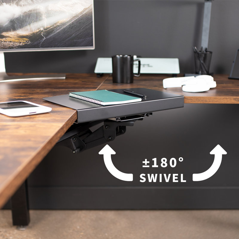 0.5" H x 25" W Keyboard Tray