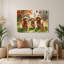«Dogs Lagotto Romagnolo», art mural en métal brun-1808968798