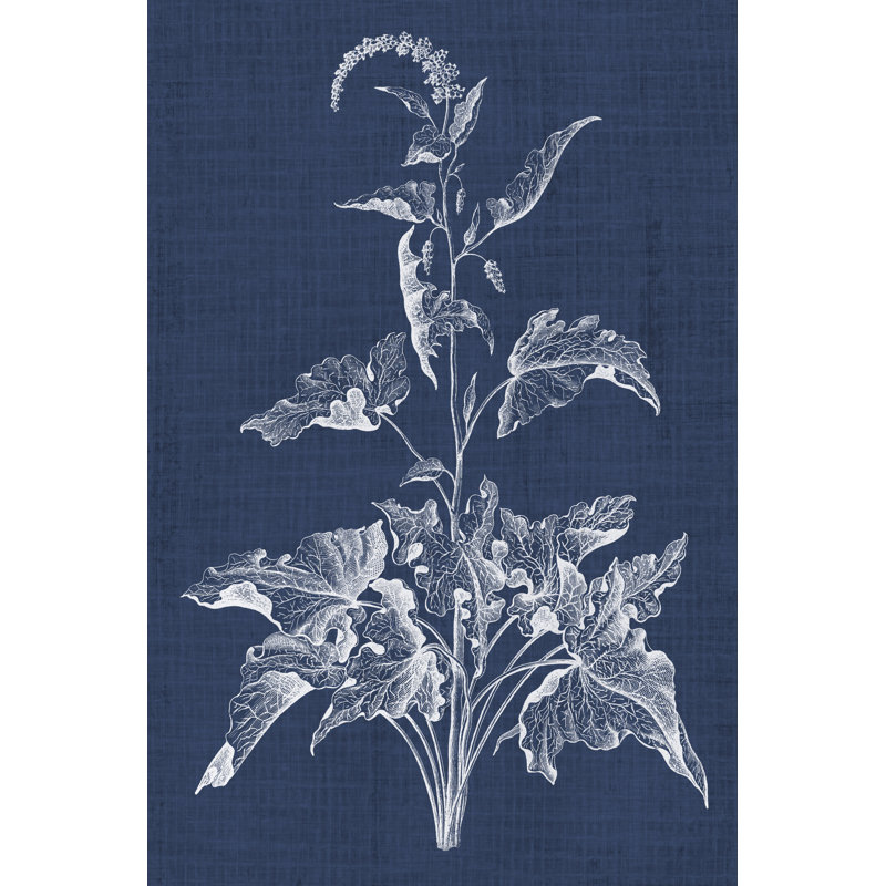 «Foliage Chintz II», peinture sur toile, H 36 po x l 24 po, Toile tendue