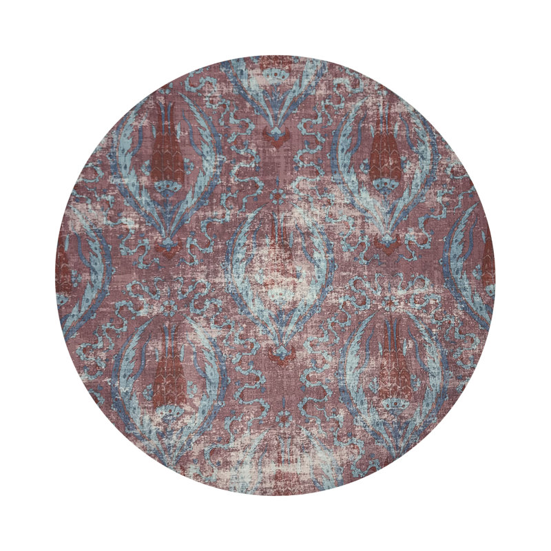 Byzantine Jewel Pebble 16" Vinyl Placemat, Red