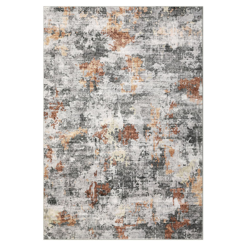Area Rug, Orange, Rectangle 160 x 230 cm