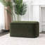 Repose-pieds rectangulaire en velours avec repose-pieds-1662701803