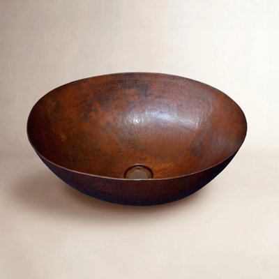 Maestro Metal Oval Vessel Bathroom Sink