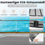 Annesia 240cm L x 90cm W Plastic Interlocking Deck Plank in Grey