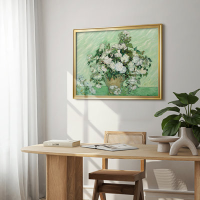 Roses-Vincent van Gogh-Framed Gallery Wrapped Canvas-1890