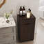 Armoire à poubelle inclinable 10 gallons Woodgrain-1088528146