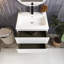 Meuble-lavabo mural 24 po avec lavabo en céramique et un trou de robinet-1600734687