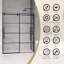 Porte de douche coulissante simple sans cadre avec verre transparent S 60 x l 76 po Sankiz