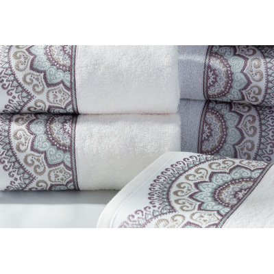 Arroe Midweight Jacquard Bath Towel