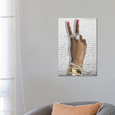 Peace And Love by Studio One - Wrapped Canvas Gallery-Wrapped Canvas Giclée