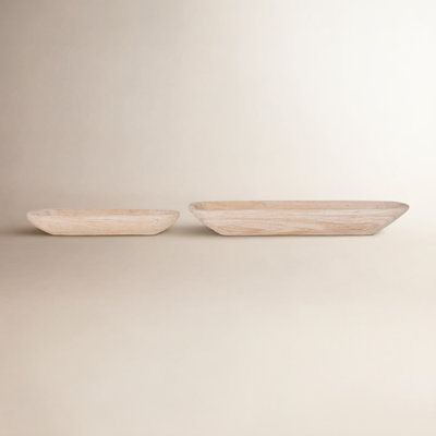 Moores Solid Wood Tray - Set of 2