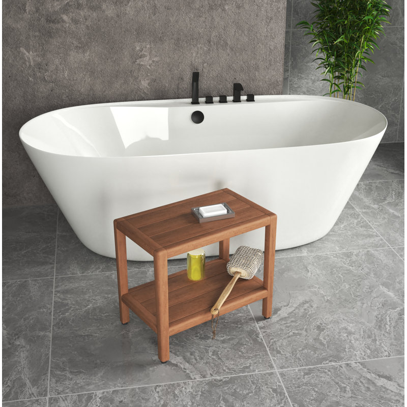 Banc de douche en teck Spa-Bjon