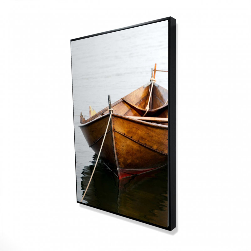 "Chaloupe sur l'eau calme" sur toile