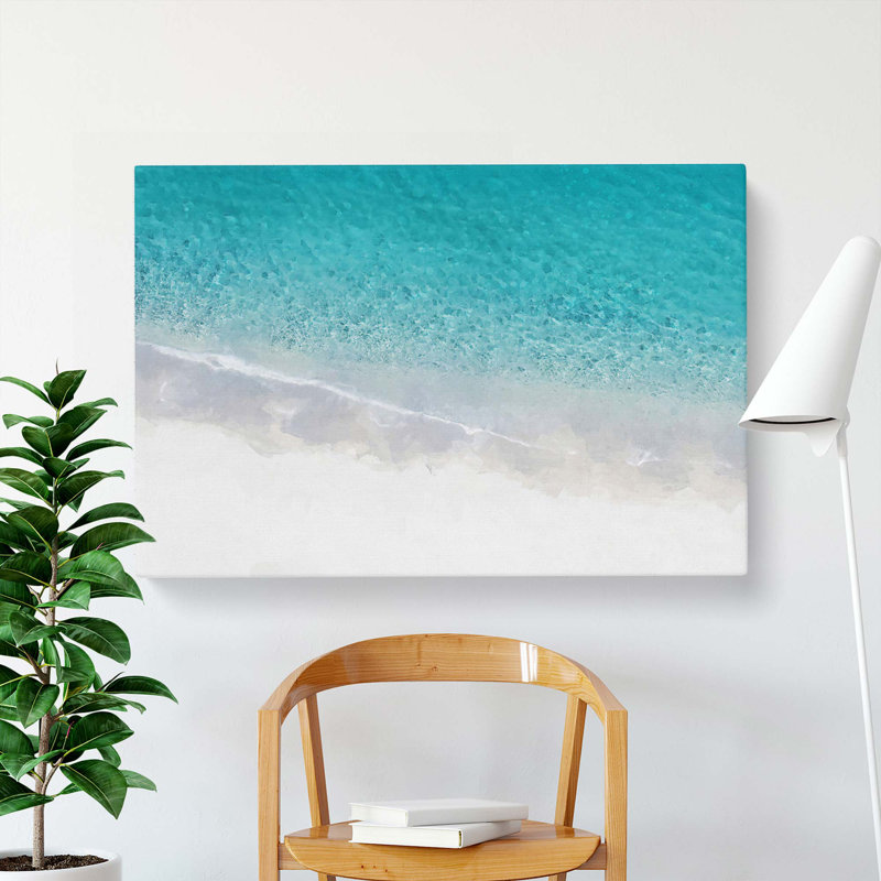 Tropea Beach In Calabria Italy - Wrapped Canvas Print, 60cm H x 91cm W x 3cm D