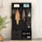 Hall Tree With 6 Hooks,Coat Hanger, Entryway Bench, Storage Bench,For Entrance, Hallwa,Black