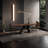Industrial Style Rectangular Solid Wood Dining Table-678143616