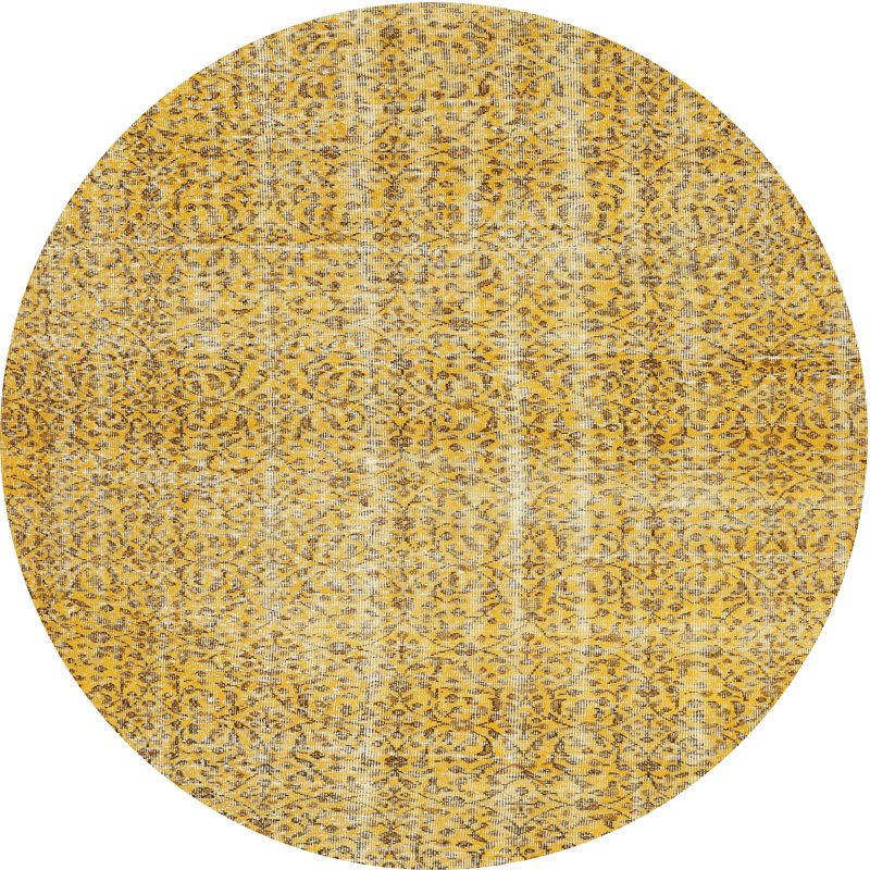 Tapis olive Certo, Rond 6 pi