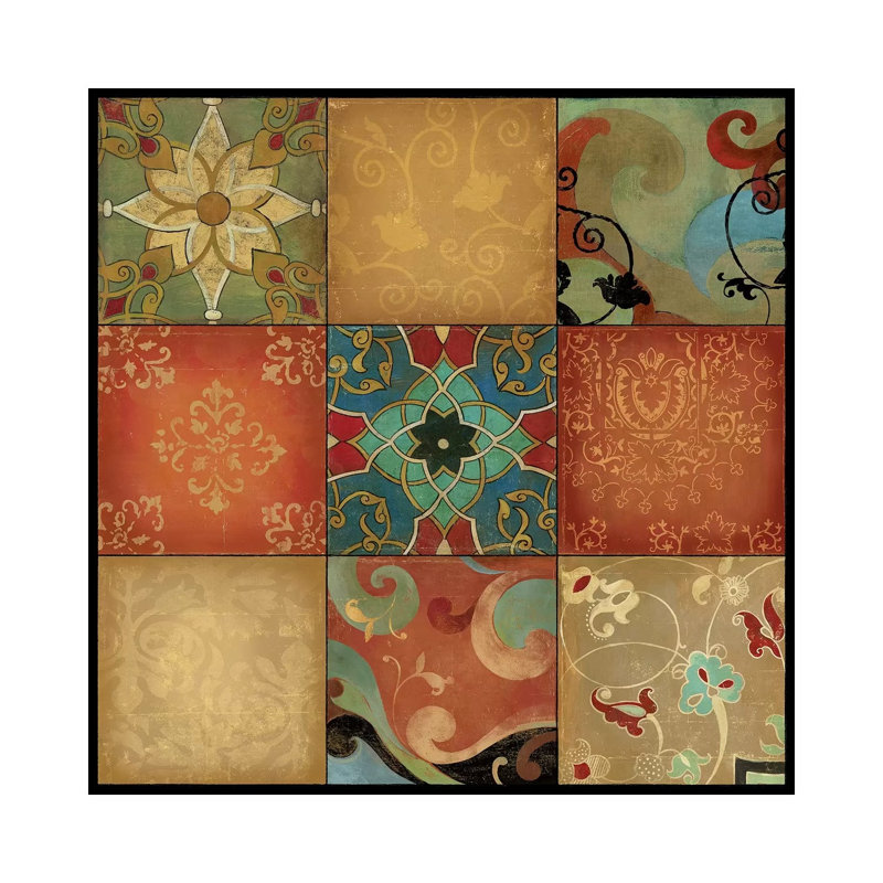 Kaleidoscope 1 Piece Wrapped Canvas Wall Art, 30.48 cm H x 30.48 cm W