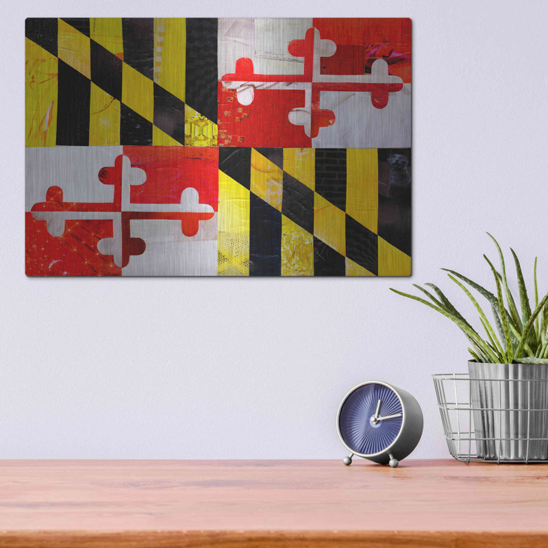 «Maryland» de luxe par Artpoptart, «Wal Maryland» par Artpoptart - impression sans cadre sur métal