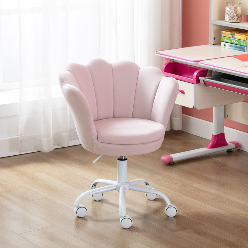 Fitzwater Children's Desk / Activity Chair, Antique pink and pink