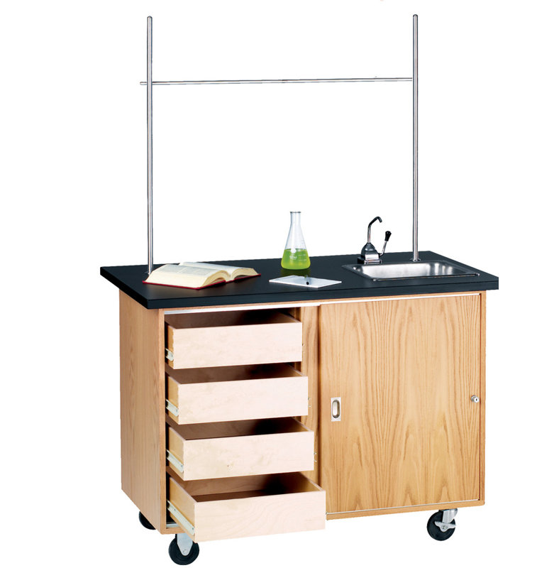 Diversified Woodcrafts 48'' L x 28'' W Rectangle Laminate Instructor's Desk