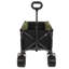 Chariot pliant pliable extra long de 300 L et 49 po avec hayon arrière, grandes roues de 7 po x 4 po tout-terrain, chariot de plage Chariot de plage pliable robuste de 400 lb pour le camping de sports de jardin