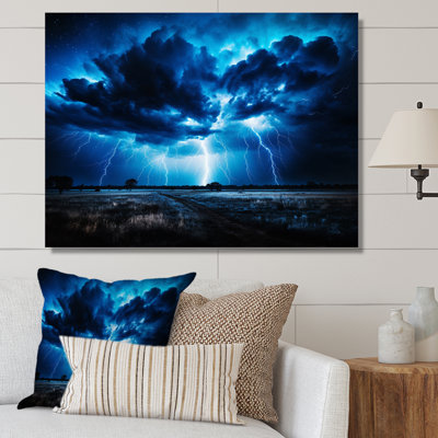 Ethereal Lightning III - Storms Wall art Print