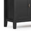 Meuble télé 72 po - Noir