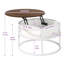 Rothwell Lift Top  Coffee Table ,Extendable Round Cocktail Table-772207714-772208954-783565090