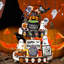 Ensemble de 21 décorations de plateaux à plateaux décoratifs d'Halloween Happy Halloween