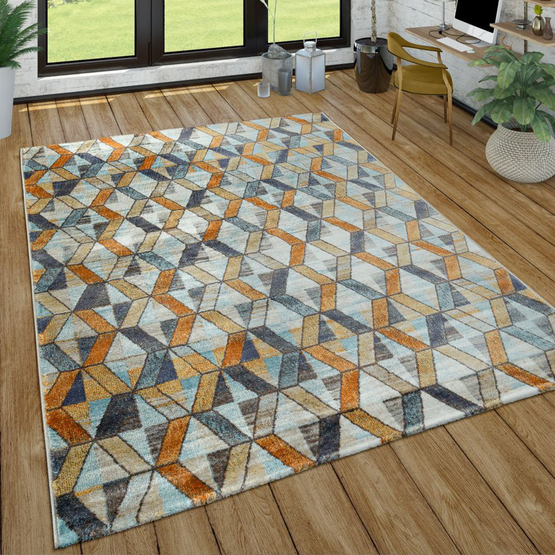 Hollo Geometric Area Rug, Rectangular 240 x 340 cm