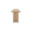 Console en bois massif 86 po Shenade