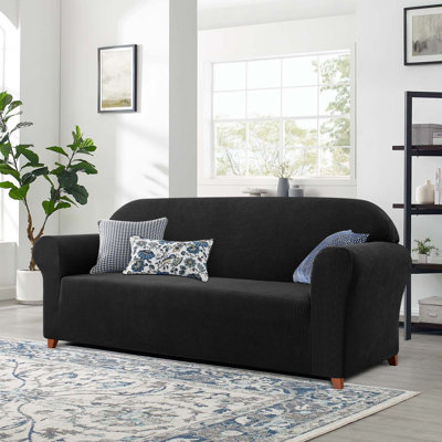 Soft Spandex Stretch Box Cushion Sofa Slipcover