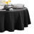 Brosh Solid Texture Water and Stain Resistant Round Polyester Tablecloth-1256912636-1256912637