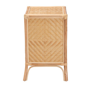 Bay Isle Home Wicker / Rattan Nightstand | Wayfair