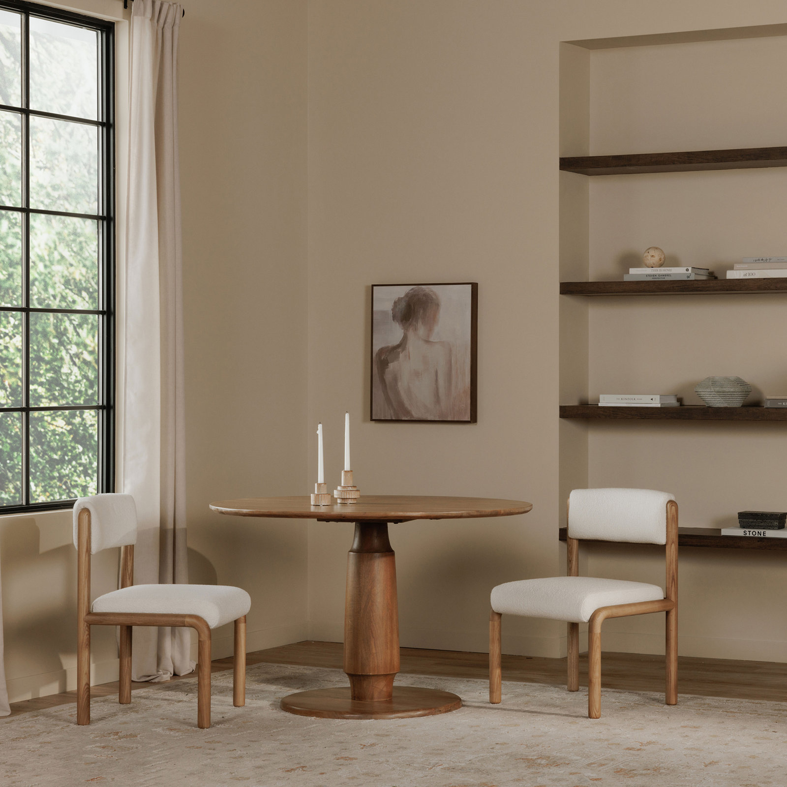 Colina Dining Chair-Set Of Two, White