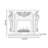 European-Style Carved Heating Fireplace-117496124