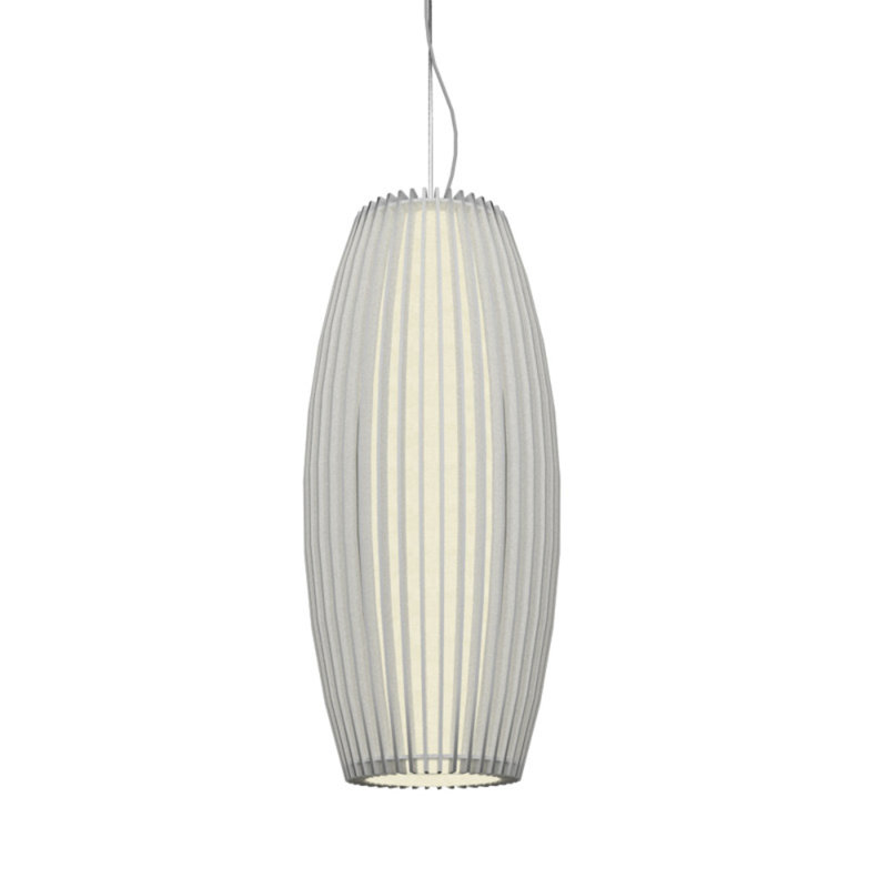 Stecche Di Legno 1 - Light Pendant, 27.3" H x 12.09" W x 12.09" D, American Walnut