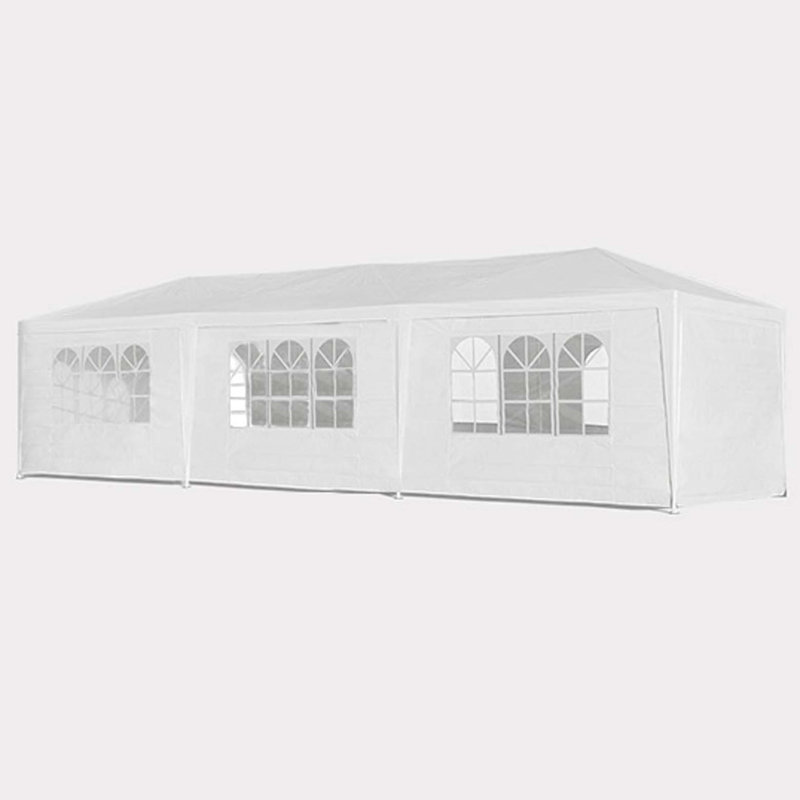 Pavillon de jardin avec 8 parois latérales amovibles