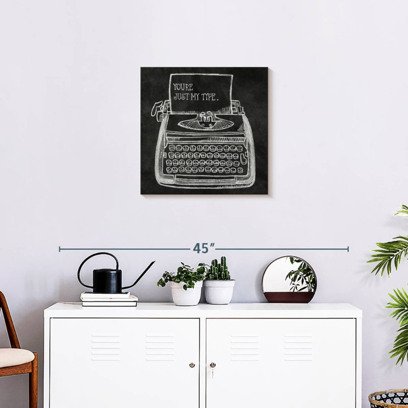 Kerner You're My Type, 20" H x 20" W