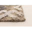 Tapis unique en laine noué à la main beige et blanc nouvel âge 5 pi 3 po x 7 pi 10 po Iqraa