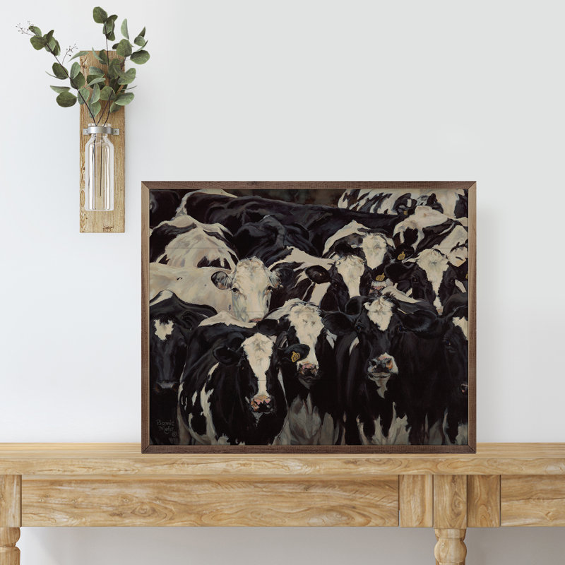 Foule de vaches par Bonnie Mohr, L 10 po x H 8 po